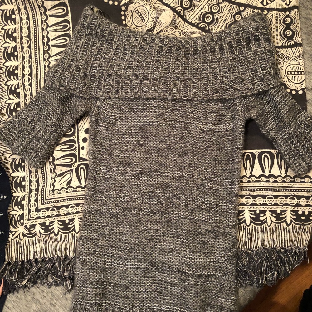Off the Shoulder sweater Dress